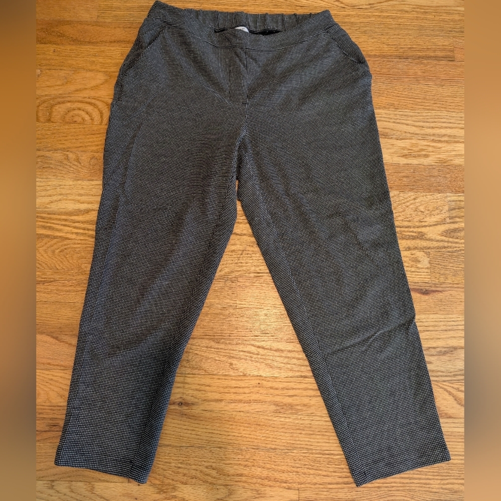 Nine West Black and White Patterned Pants